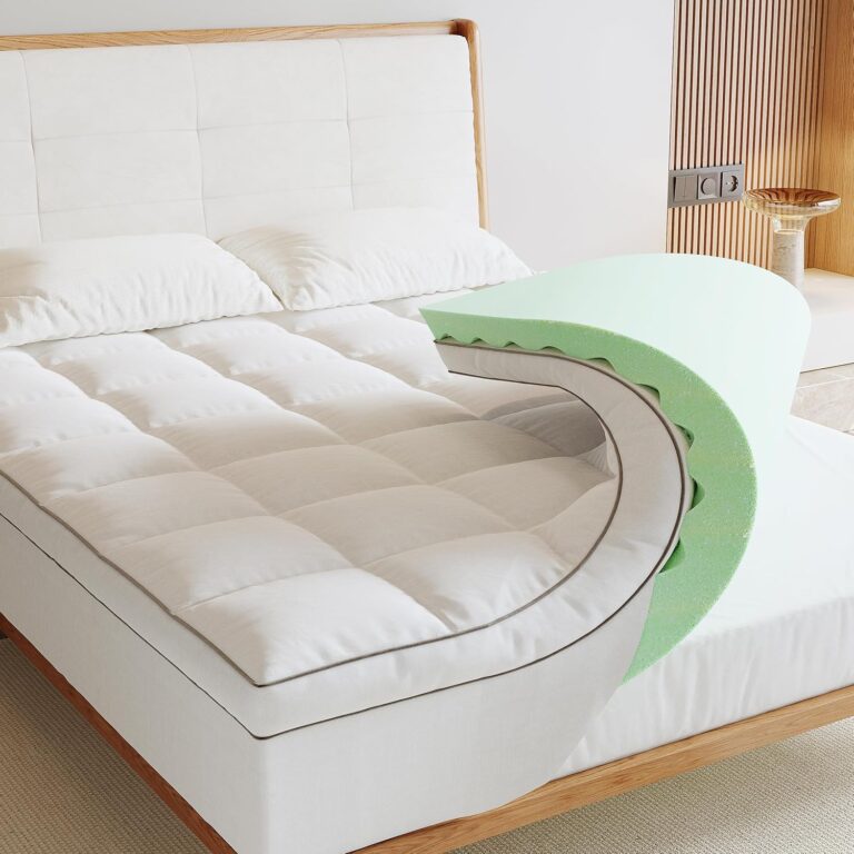 Transform Your Sleep with the Lazyzizi 4-Inch Dual Layer Cooling Mattress Topper Review: